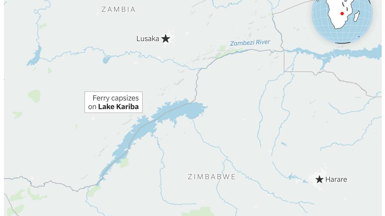 Zimbabwe-Ferry-Capsizes-Map