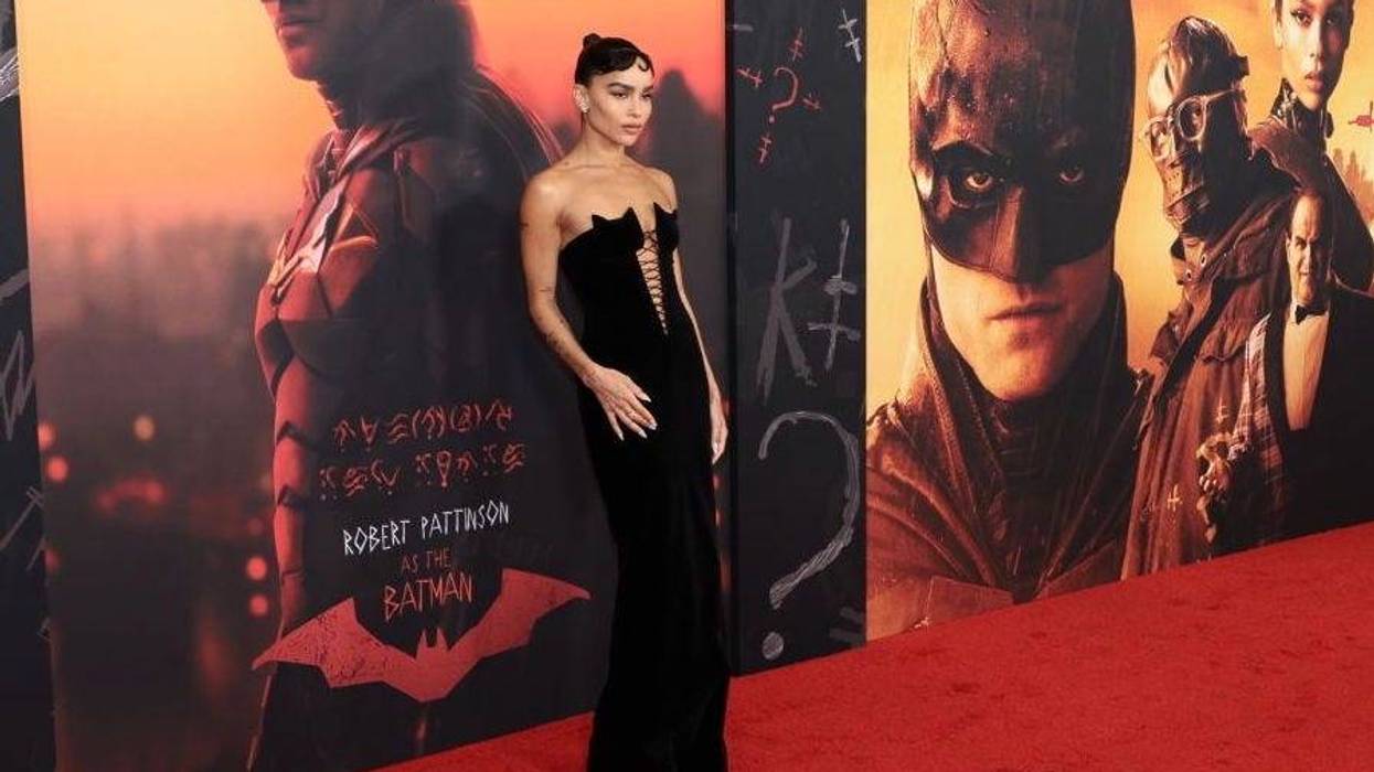Zoë Kravitz attends "The Batman" World Premiere on March 01, 2022 in New York City.