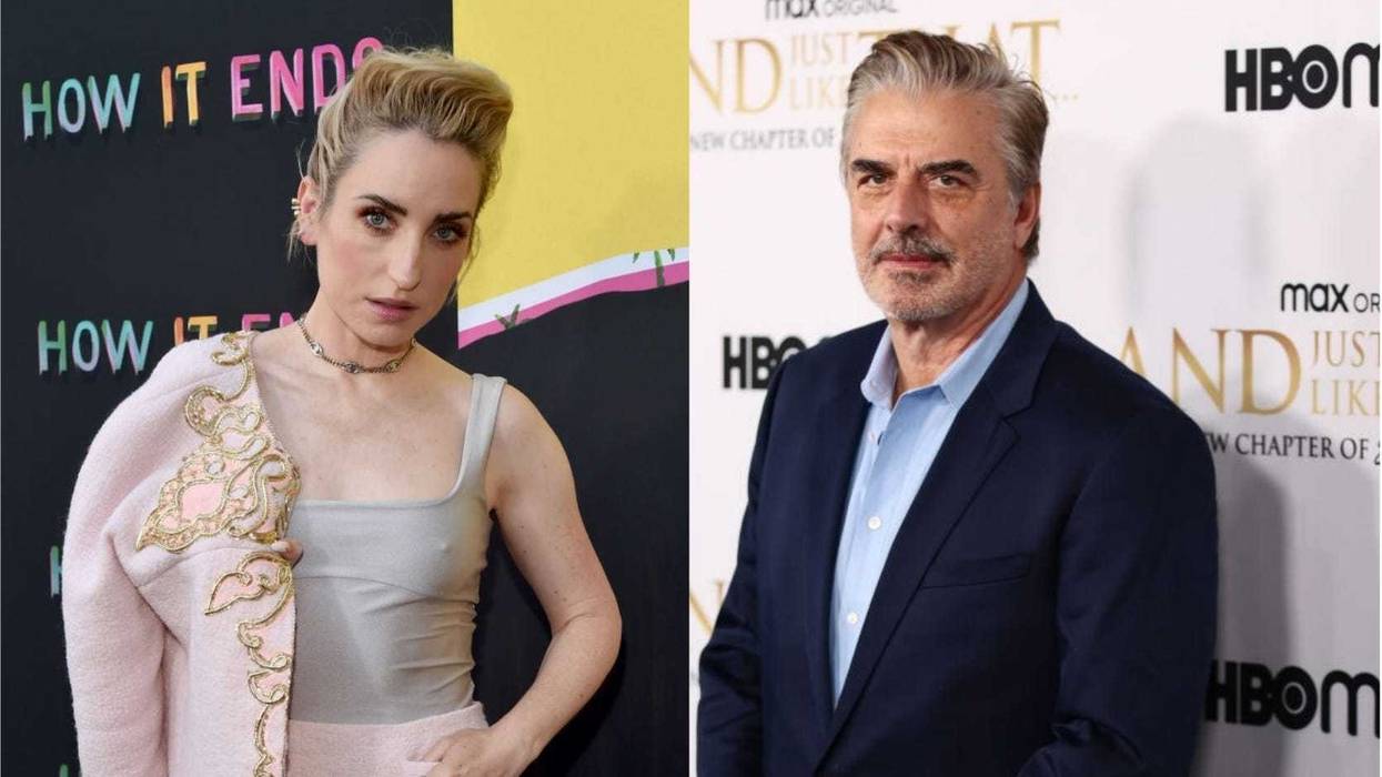 Zoe Lister-Jones and Chris Noth