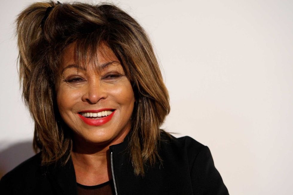ZURICH, SWITZERLAND - MAY 14: Tina Turner smiles during the presentation of the music project